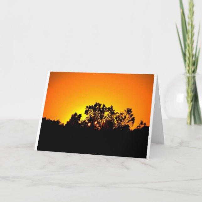 Sunrise Karte (Vorderseite)