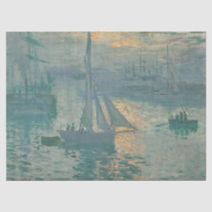 Sunrise (Marine) von Claude Monet Seidenpapier