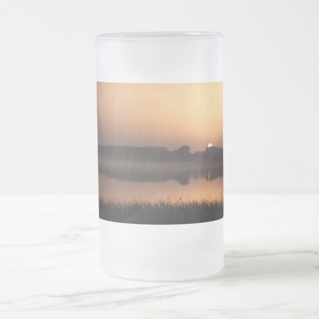 Sunrise Mattglas Bierglas (Mittel)