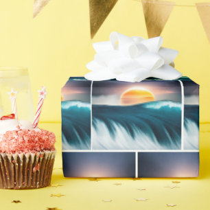 Sunrise Ocean Surf Geschenkpapier