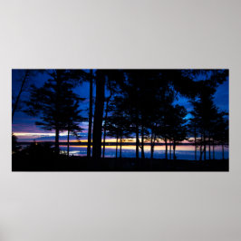 Sunrise on Gouldsboro Bay, Maine Poster