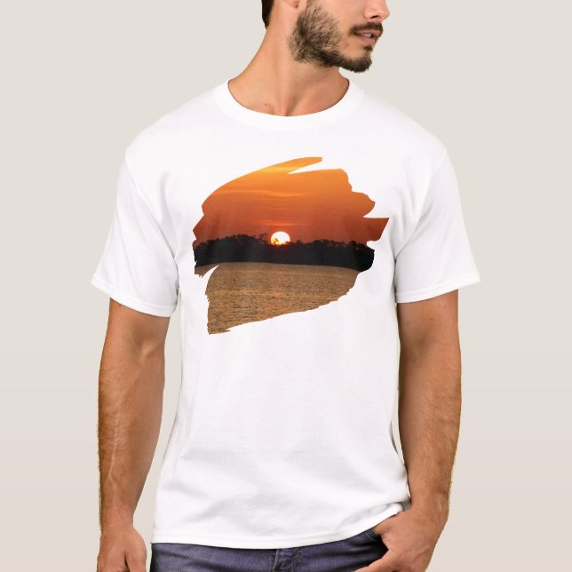 Sunrise Over Perdido Bay T-Shirt (Vorderseite)