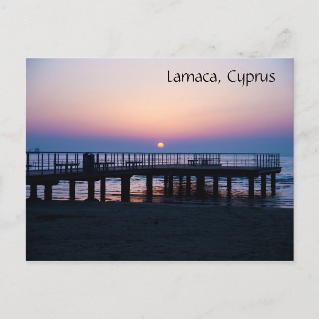 Sunrise Pier Postkarte (Vorderseite)