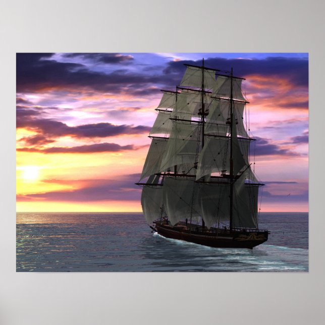 Sunrise Poster (Vorne)