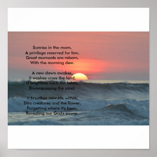 Sunrise poster