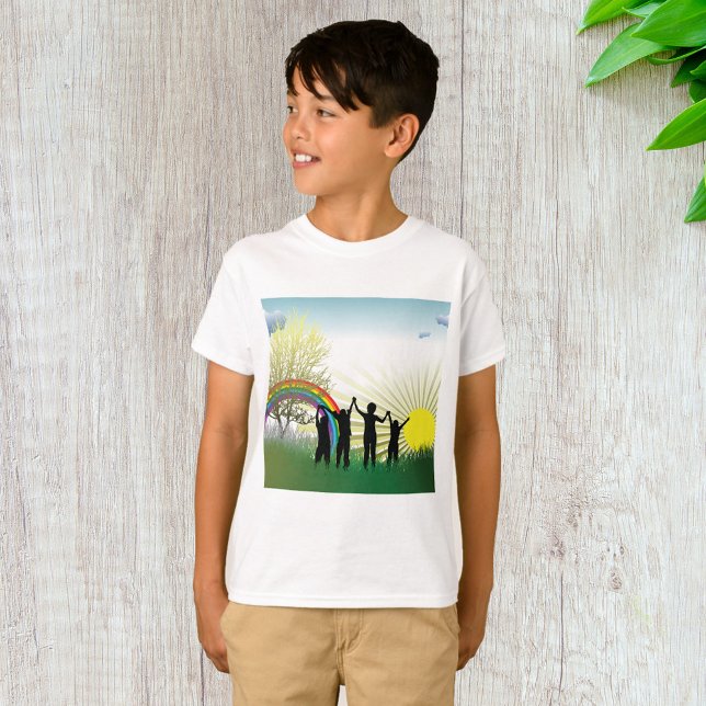 Sunrise Rainbow Children T-Shirt (Von Creator hochgeladen)