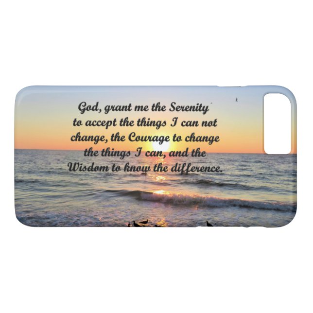 SUNRISE SERENITY PRAYER IPHONE FALL Case-Mate iPhone HÜLLE (Rückseite (Horizontal))