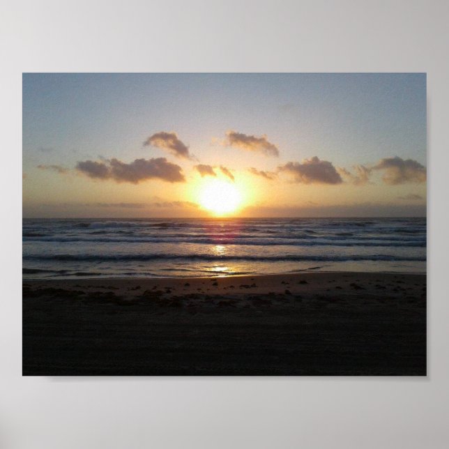 Sunrise South Padre Island Beach Poster (Vorne)