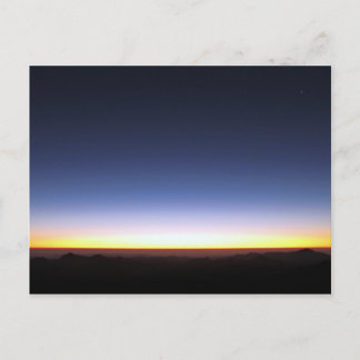 Sunrise sur la carte postale Mt Sinai