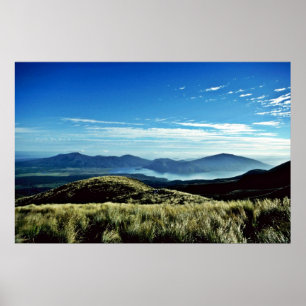 Sunrise, Tongariro National Park, North Island Poster