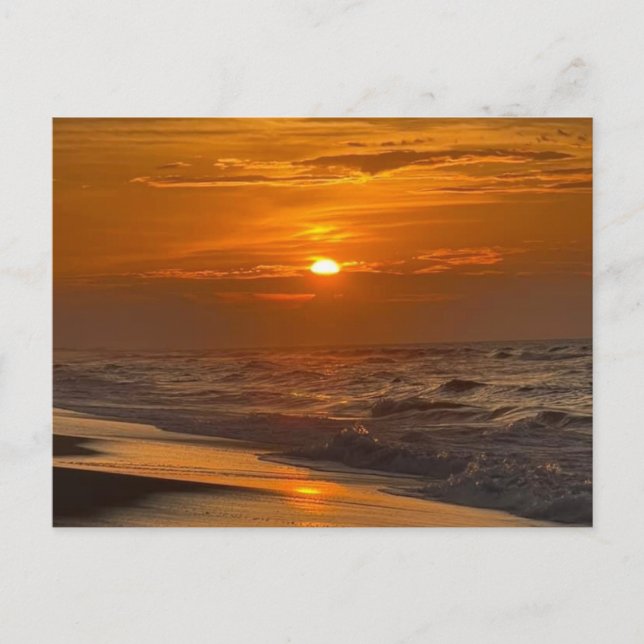 Sunrise Topsail Beach Postkarte (Vorderseite)