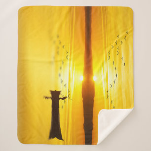 Sunrise Traditionelles Fishmonger Boat Sherpadecke