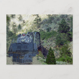 Sunrise Train Postkarte
