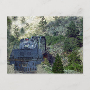 Sunrise Train Postkarte