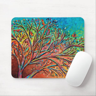 Sunrise Treetop Birds II Mousepad