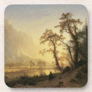 Sunrise, Yosemite Valley von Albert Bierstadt Getränkeuntersetzer