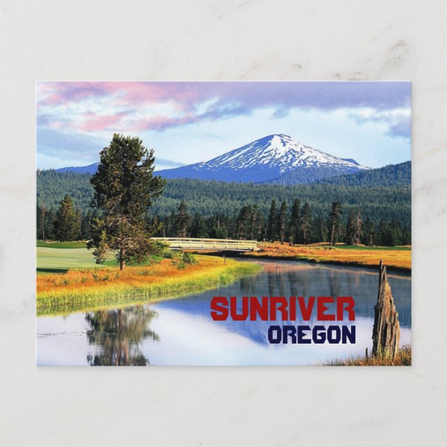 Sunriver Oregon Postcard Postkarte (Vorderseite)