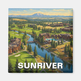 Sunriver Oregon Travel Magnet