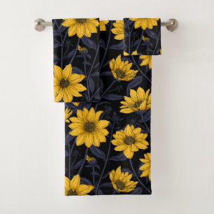 Sunroot, tournesol sauvage en jaune et bleu
