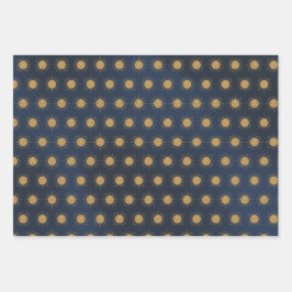 suns and stars geschenkpapier set