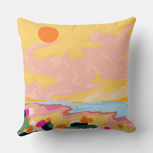 Sun's Embrace Kissen (Rückseite)