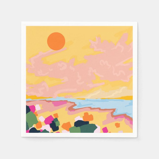 Sun's Embrace Serviette (Vorderseite)