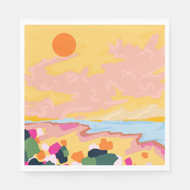 Sun's Embrace Serviette (Vorderseite)