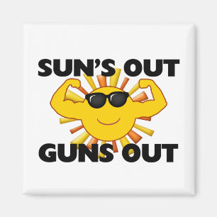 Suns heraus schießt heraus magnet