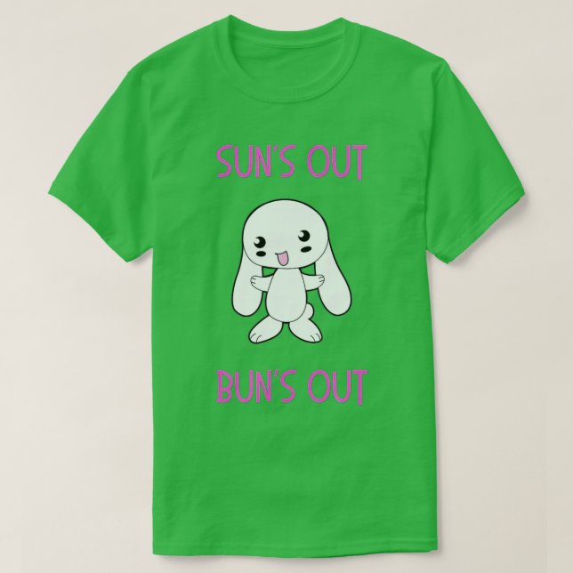 Sun's Out Bun's Out Niedliches, knuddeliges Sonnen T-Shirt (Design vorne)