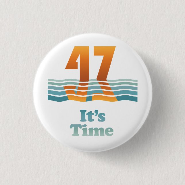 Sunset 47 1.25-inch Button (Vorderseite)