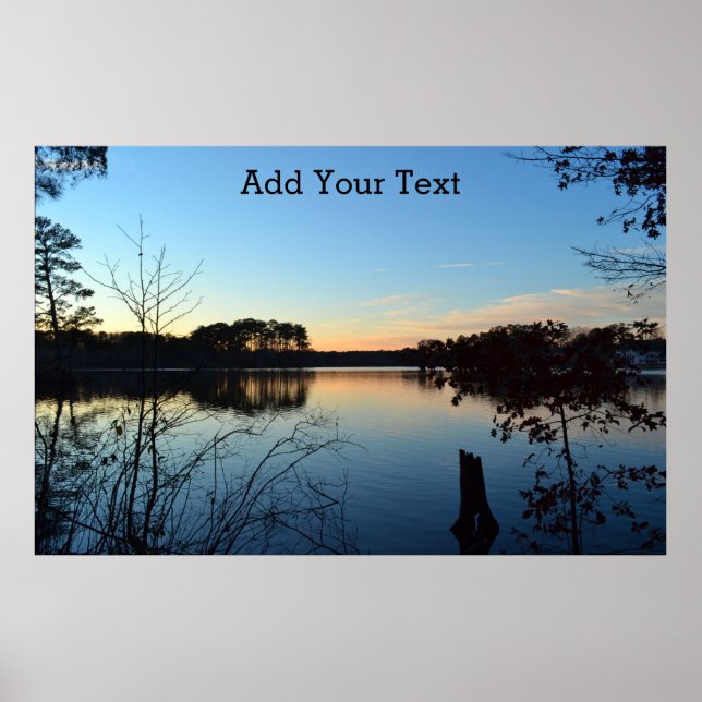 Sunset 'Almost Gone' von Shirley Taylor Poster (Vorne)