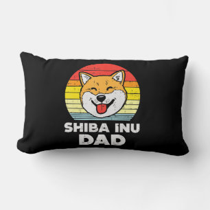 Sunset and akita dog Beautiful   Dog Present Lendenkissen