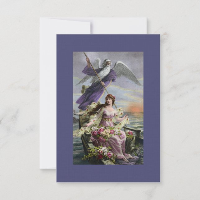 Sunset Angel, die letzte Reise Einladung (Vorderseite)