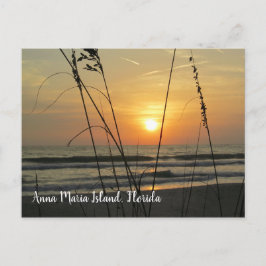 Sunset Anna Maria Island Florida Postkarte