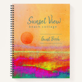 Sunset Art Beach House Ferienwohnung Gästebuch Notizbuch
