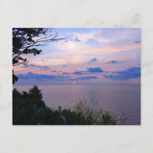 Sunset at Lake Ontario Postkarte