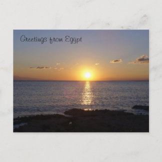 Sunset at Moon Beach - Ägypten Postkarte