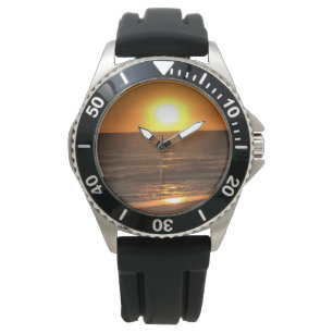 Sunset at Newport Beach, Kalifornien Armbanduhr