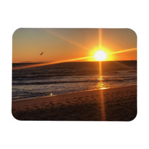 Sunset at Newport Beach, Kalifornien Magnet