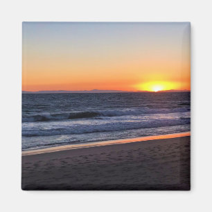 Sunset at Newport Beach, Kalifornien Magnet