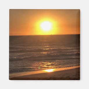 Sunset at Newport Beach, Kalifornien Magnet