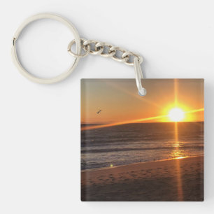 Sunset at Newport Beach, Kalifornien Schlüsselanhänger