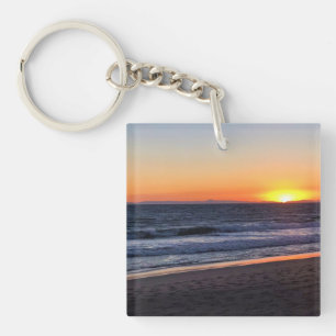 Sunset at Newport Beach, Kalifornien Schlüsselanhänger