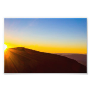 Sunset at Shenandoah National Park, Virginia Fotodruck