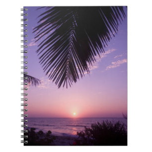 Sunset at West End, Cayman Brac, Cayman Islands, Notizblock