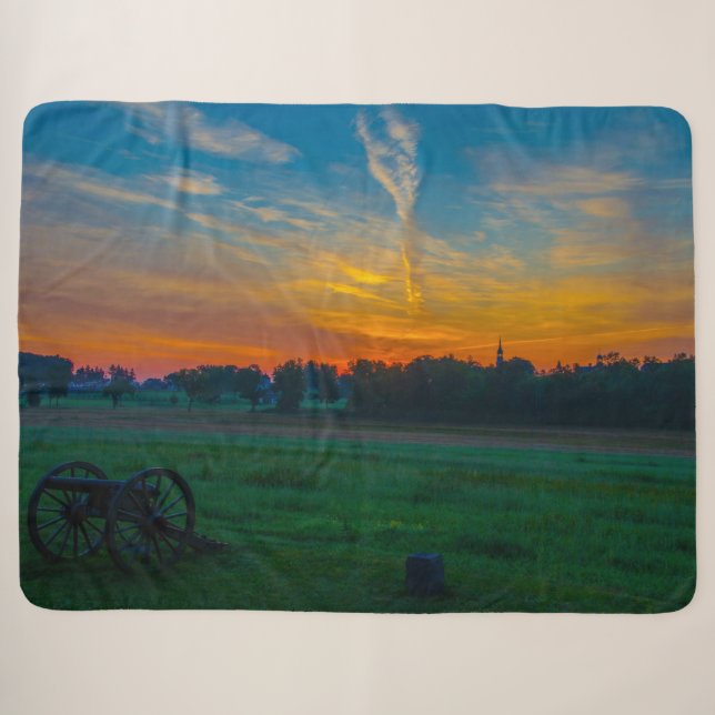 SUNSET auf dem BATTLEFIELD Sherpadecke (Vorderseite (Horizontal))
