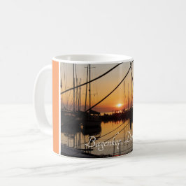 Sunset Bagenkop Harbor, Langeland, Dänemark Kaffeetasse