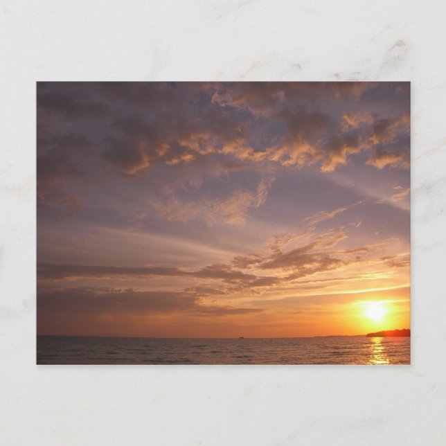 Sunset Bay / Providenciales Turks und Caicos Postkarte (Vorderseite)