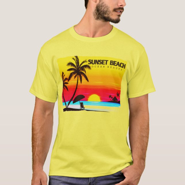 Sunset Beach: Beauty T - Shirt (Vorderseite)