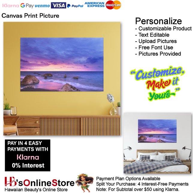 Sunset Beach Canvas Print Picture 13 Leinwanddruck (Sunset Beach Canvas Print Picture 13.
)